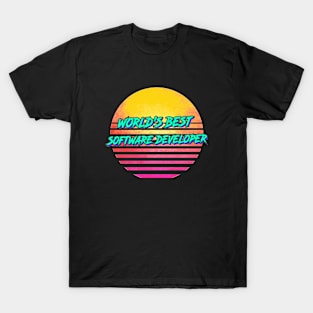 1980s Retro Software Developer Gift T-Shirt